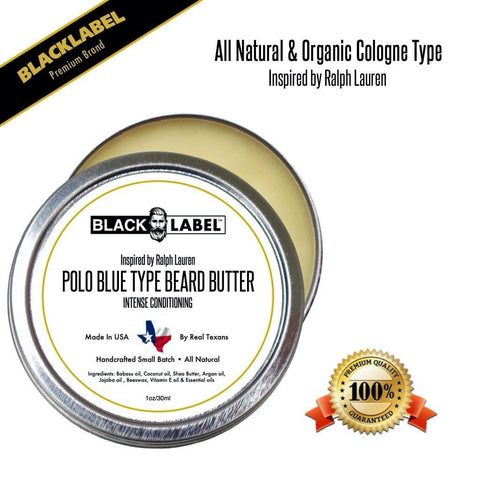 Polo Blue Beard Butter, Cologne Type Beard Conditioner & Softener - Blacklabel Beard Company