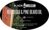 Image of Red Cedar Pine Beard Oil Best Beard Conditioner Beard Softener - Blacklabel Beard Company