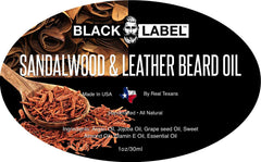 Sandalwood Leather Beard Oil