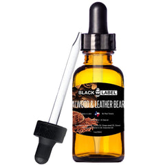 Sandalwood Leather Beard Oil Best Beard Conditioner Beard Softener - Blacklabel Beard Company
