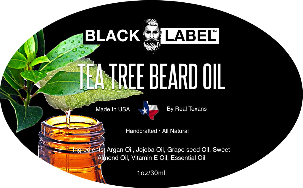 Tea Tree Beard Oil Best Beard Conditioner Beard Softener - Blacklabel Beard Company