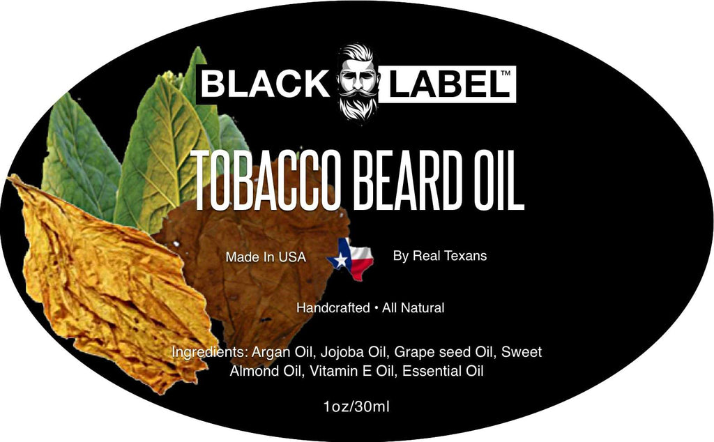 Tobacco Beard Oil Best Beard Conditioner Beard Softener - Blacklabel Beard Company