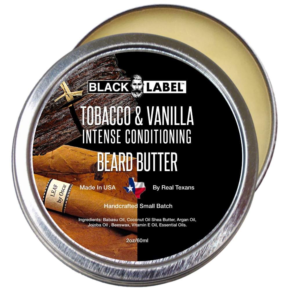 Tobacco Vanilla Beard Butter, Best Beard Conditioner & Beard Softener - Blacklabel Beard Company