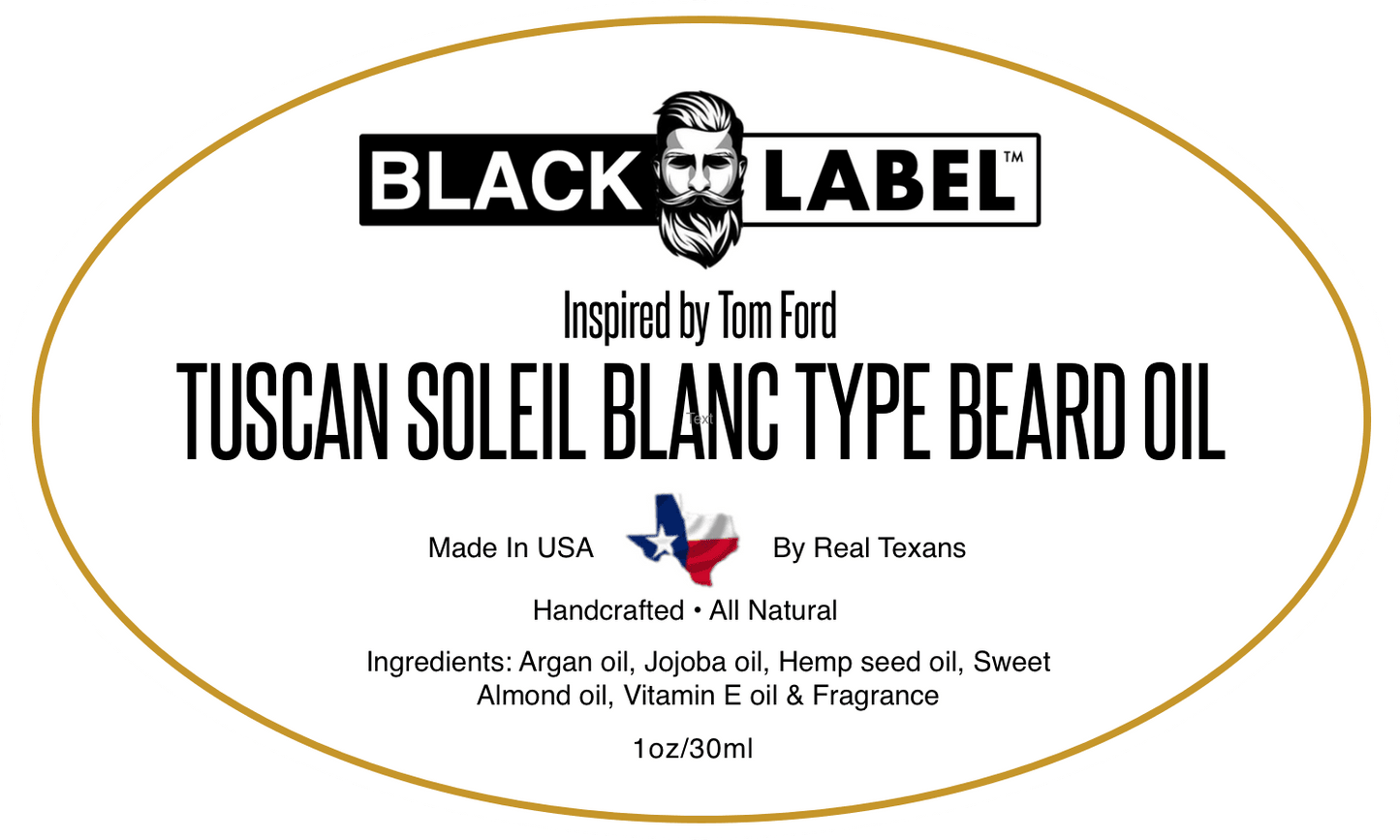 Tom Ford Soleil Blanc Beard Oil Cologne Type Beard Oil & Beard Conditioner - Blacklabel Beard Company
