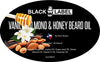 Image of Vanilla Almond Honey Beard Oil - Blacklabel Beard Company