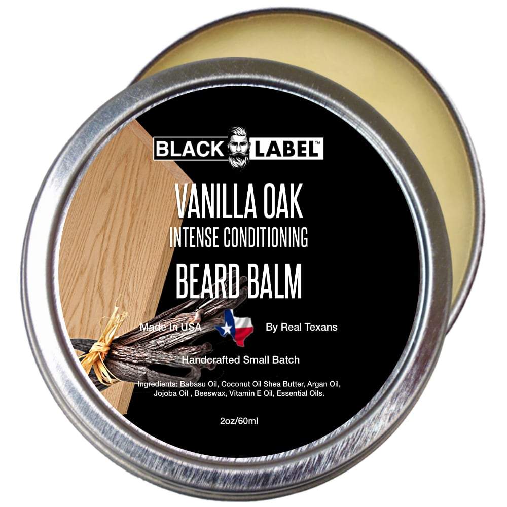 Vanilla Oak Beard Balm, Best Beard Conditioner & Styling Pomade - Blacklabel Beard Company