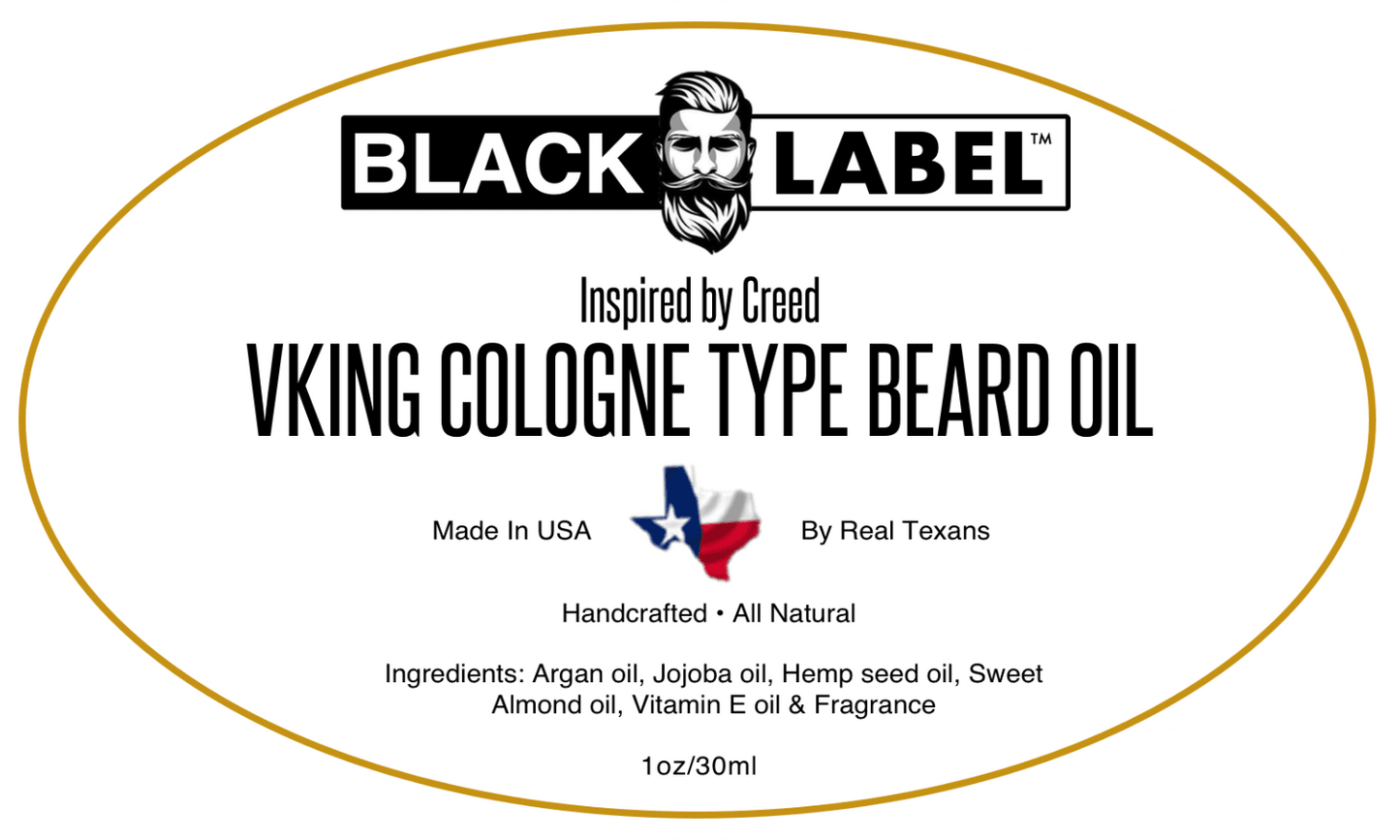 Viking by Creed Beard Oil Cologne Type Beard Oil & Beard Conditioner - Blacklabel Beard Company