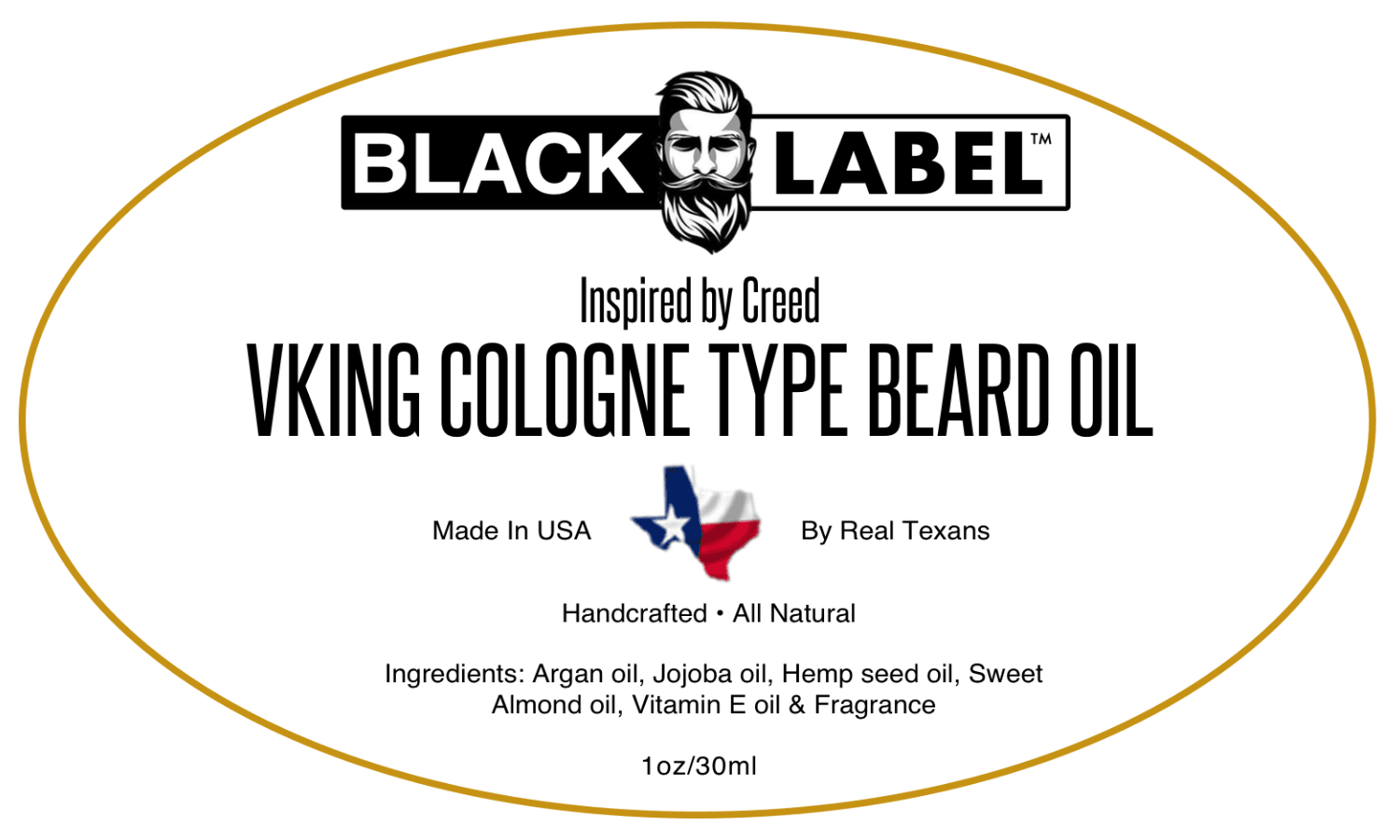 Viking by Creed Beard Oil Cologne Type Beard Oil & Beard Conditioner - Blacklabel Beard Company