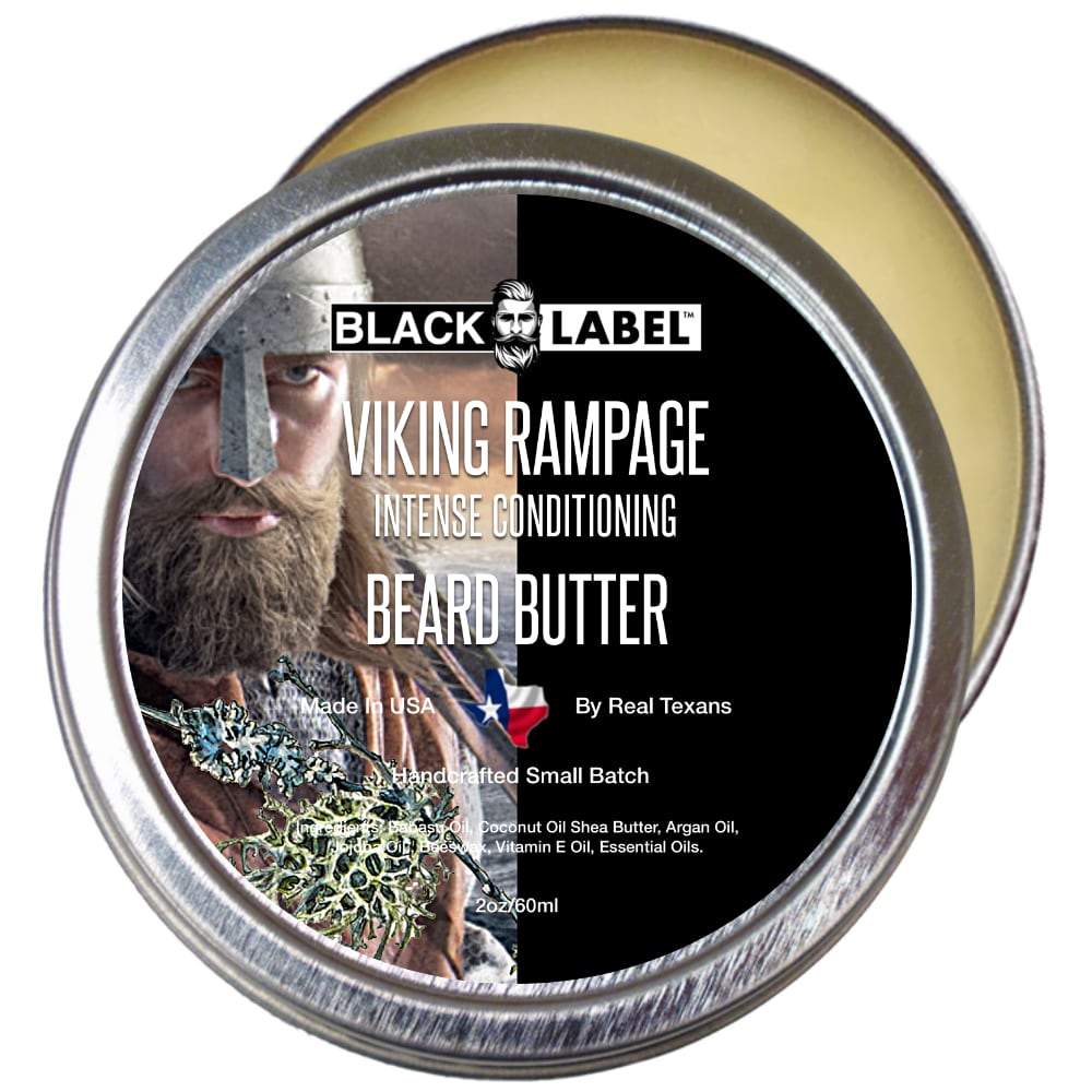Viking Rampage Beard Butter, Best Beard Conditioner & Beard Softener - Blacklabel Beard Company