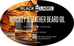 Whiskey and Leather Beard Oil