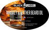 Image of Whiskey and Leather Beard Oil Best Beard Conditioner Beard Softener - Blacklabel Beard Company