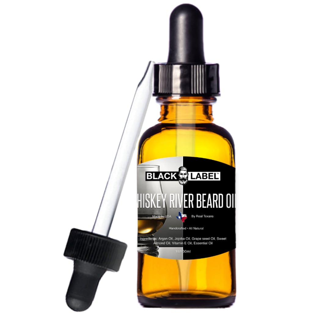 Whiskey River Beard Oil Best Beard Conditioner Softener - Blacklabel Beard Company